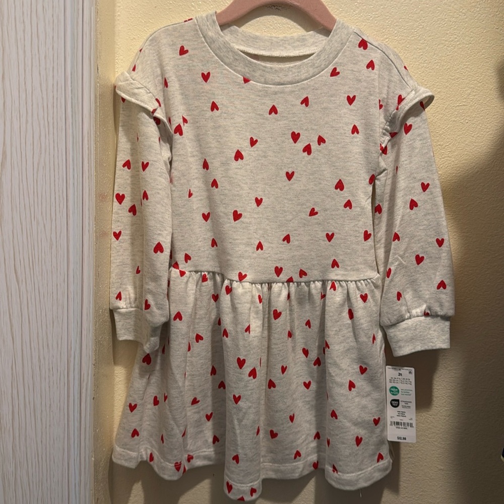 Heart sweater dress